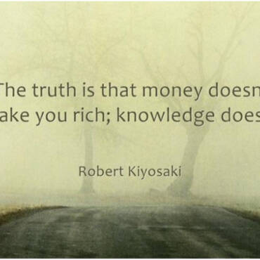 Knowledge make you rich